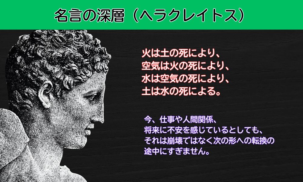 火は土の死により