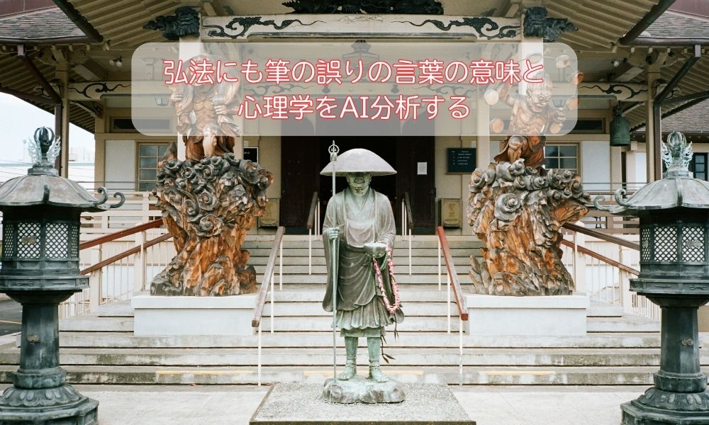 弘法にも筆の誤り